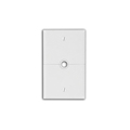 Leviton 1-Port Split Wallplate, Unloaded .406" Hole, Ivory N751-I